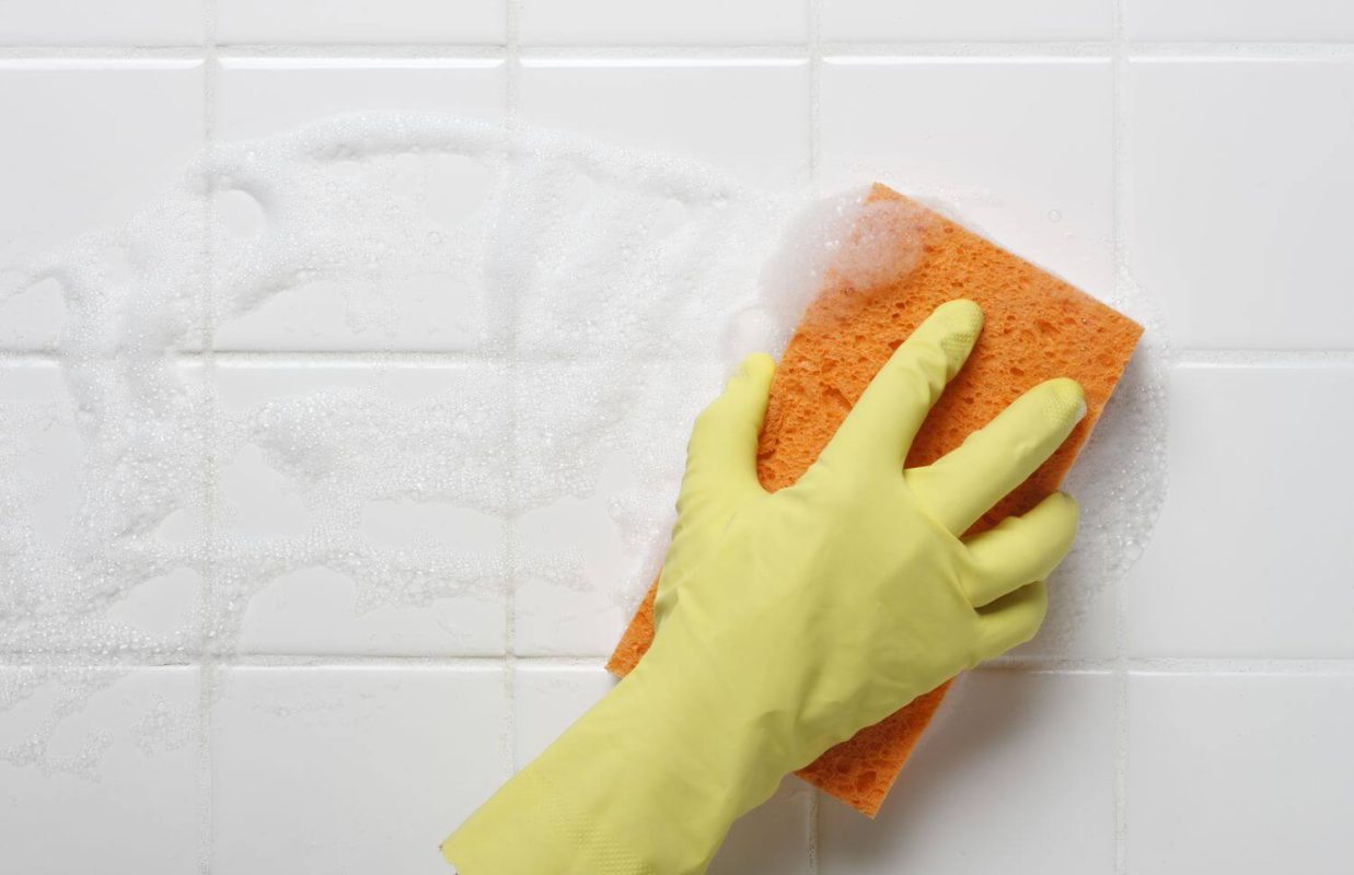 Bathroom Cleaning Checklist - Clean the Bathroom Tiles