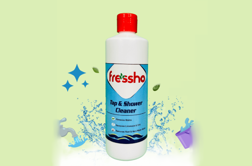 How to Remove Limescale from Taps - Using Fressho Liquid